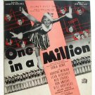 One In A Million 1936 Sheet Music Sonja Henie