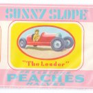 Sunny Slope Peach Halves Can Label Gaffney SC