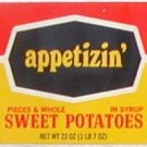 appetizin' Sweet Potatoes Can Label Dallas Texas