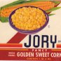 Jory Corn Can label Willamette Valley OR United Growers