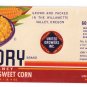 Jory Corn Can label Willamette Valley OR United Growers
