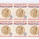 US Scott 1096 MNH VF Block of 6 8c Magsaysay Champion of Liberty