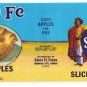 Santa Fe Sliced Apples Indian Arkansas KS Vintage Can Label