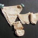 Vintage Crochet Trims 3 different