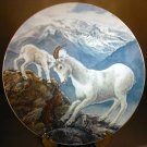 Knowles Collector Plate Gentle Persuasion Sheep Ram Signs of Love COA Box