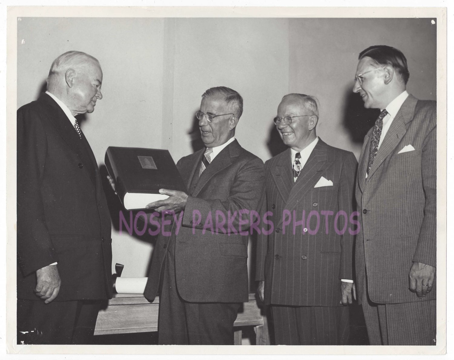 President Herbert Hoover 74th Birthday 1948 Stanford Library Photo 8X10