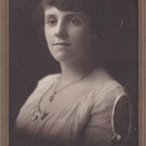 Antique Studio Photograph Beautiful Woman Nyemetz Studio Chester PA
