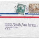 Venezuela Caracas Censored Commercial Cover 1944 WWII Airmail to US Sc C139 C151