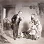 The New Scholar 1854 Steel Engraving Ornaments of Memory F W Edmonds Alfred Jones