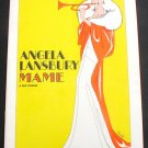 Souvenir Theater Program MAME Broadway Angela Lansbury Vintage Original 1966 Tony Award Winner