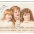 ictorian Trade Card Rubifoam for Teeth Hoyts German Cologne Frothingham Lynn MA
