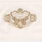 Cigar Box Vintage Top Sheet Grand Bruxelles Belgium  Embossed Gold on White Label