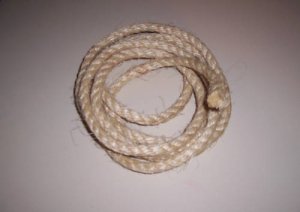 3/4" SISAL Rope Unoiled & Natural bird toy parts 10'