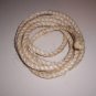 3/4" SISAL Rope Unoiled & Natural bird toy parts 10'