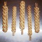 3 7" Twine Twists Cabobs bird toy parts parrot rabbits