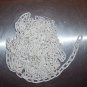 5' WHITE 3/4" Plastic Chain bird toy part parrot crafts