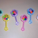 Stuffed RATTLE FOOT toy birds parts parrots conures grays tiel