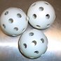 3 HUGE Wiffle Balls bird toy parts 4 parrots cages crafts