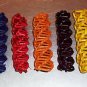3.5" Colored Twine Twists bird toy parts parrot craft (5)