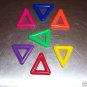 7 2" Plastic Triangles bird toy parts parrots cages