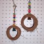 COCONUT BALL bird toy parrots cages crafts toys chins