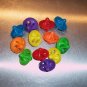 12 Plastic TOPS bird toy parts parrots cages perch kids
