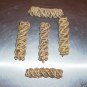 5 3.5" Twine Twists bird toy parts parrot craft rabbits