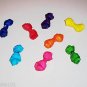 RAWHIDE BONES Mini Undrilled bird toys for parrots cages parts pets