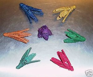2.75" Colored Twine Cups bird toy parts parrots crafts