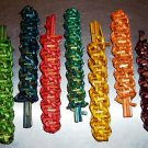 7" Colored Twine Twists Cabobs bird toy parts parrot