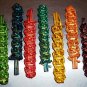 7" Colored Twine Twists Cabobs bird toy parts parrot