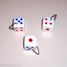 1" DICE acrylic bird toys for parrots cages parts perch
