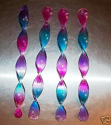Drilled Spiral Sticks bird toy parts 4 parrots crafts