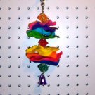 RAWHIDE MUNCH JR bird toy parts parrots perch cage pet