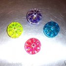2 Plastic Balls w/Bell bird toy parts parrots cages