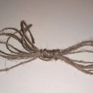 3/16" JUTE Rope Unoiled & Natural bird toy parts 50'