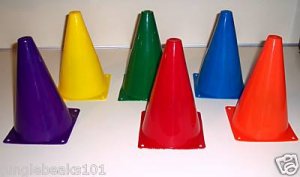 2 Large Plastic Cones Undrilled bird toy parts parrots cage craft