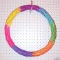 18" Multi Color Willow Ring bird toy parts parrots cages perches