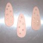 3 Large Leather Teardrops bird toy parts parrots cages