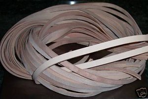 1/2" Leather Strips bird toy parts parrots cages toys