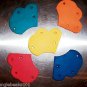 2 Leather Flower Peddles bird toy parts parrots cages