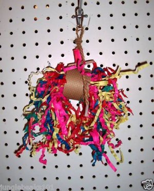 Mini PARTY POPPER bird toy parts parrots cockatiel