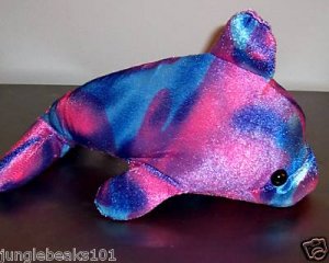 TYE DYE STUFFED DOLPHIN toys kids party favors prizes