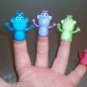 4 Monkey Finger Puppets toys kids party favors prizes