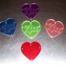 1 Acrylic KISS Heart bird toy parts parrots cage crafts