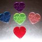 1 Acrylic KISS Heart bird toy parts parrots cage crafts