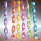 2 Drilled PEARL SPIRAL Stick bird toy part parrot craft