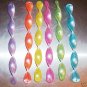 2 Drilled PEARL SPIRAL Stick bird toy part parrot craft