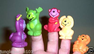 MONKEY Finger Puppets toys gifts prizes kids games FUN