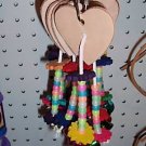 GLOW HEART bird toy parts parrots cages perches conures